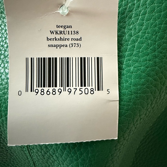 Kate Spade Green Leather Tote Bag - Picture 14 of 15